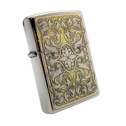 BẬT LỬA ZIPPO HOA VĂN DÂY LEO ZKC20