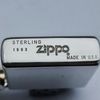 Bật Lửa Zippo Bạc Đúc Nguyên Khối Sterling , Giá Trị Sưu Tầm Cao, Sản Xuất Năm 1993 ZB67