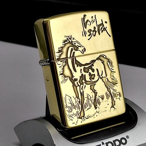 Bật Lửa Zippo Armor Đồng Nguyên Khối Chủ Đề Ngựa Bản Giới Hạn XXX/999 ZKB97