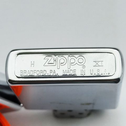 Bật Lửa Zippo Đồng Khối Mạ Chrome Bóng Chủ Đề Noel Chính Hãng Đời XI La Mã Năm 1995 ZL491