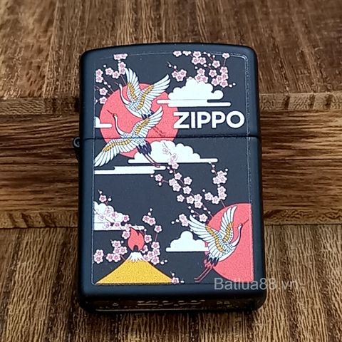 Zippo 48182 – Zippo Kimono Design Black Matte Mã Sản Phẩm ZM107