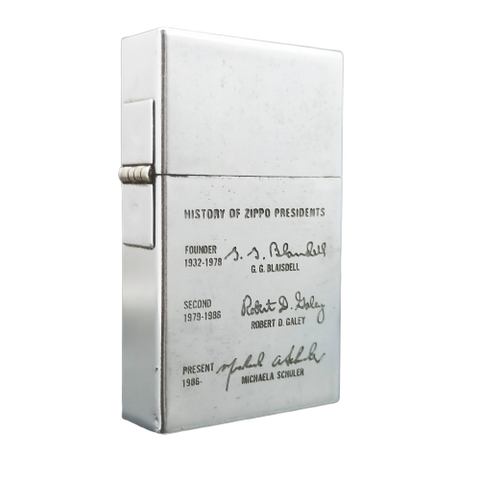 Bật Lửa Zippo Replica 1932 Phom Cao Đã Qua Sử Dụng Chủ Đề Chữ Ký Chủ Tịch Hiếm Gặp SX Năm 1993 ZQHU99