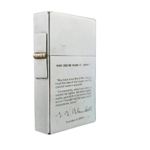 Bật Lửa Zippo Replica 1932 Phom Cao Đã Qua Sử Dụng Chủ Đề Bức Thư Chủ Tịch Hiếm Gặp SX Năm 1989 ZQHU100