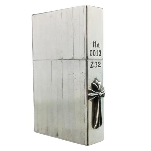 Bật Lửa Zippo Replica 1932 Phom Cao Đã Qua Sử Dụng Chủ Đề Thánh Giá Mạ Bạc Hiếm Gặp SX Năm 1997 ZQHU102