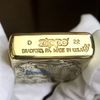 BẬT LỬA ZIPPO BRASS ĐỒNG KHỐI CÁ CHÉP HỒ SEN BẢN AMOR - ZKB60