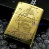 Bật Lửa Zippo Armor Đồng Nguyên Khối Chủ Đề Thuận Buồm Xuôi Gió May Mắn ZKB102