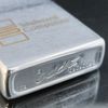 Bật Lửa Zippo Cổ Đồng Khối Mạ Chrome Phay Xước Khắc Ăn Mòn Phủ Sơn Năm 1977 Đời 5 Vạch Sắc ZC241