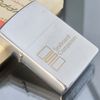 Bật Lửa Zippo Cổ Đồng Khối Mạ Chrome Phay Xước Khắc Ăn Mòn Phủ Sơn Năm 1977 Đời 5 Vạch Sắc ZC241