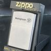 Bật Lửa Zippo Cổ Đồng Khối Mạ Chrome Phay Xước Khắc Ăn Mòn Phủ Sơn Năm 1984 Đời 6 Vạch Huyền ZC246