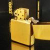 Bật Lửa Zippo Đồng Khối Trơn Bóng Khắc Ăn Mòn Chủ Đề Đại Bàng Chu Niên 1932 - 1992 Sản Xuất Năm 1992 ZL529