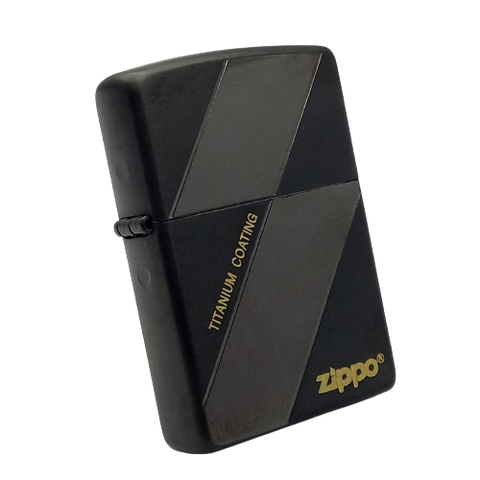 Bật Lửa Zippo Đồng Khối Phủ Titanium Coating Năm 2014 ZN155