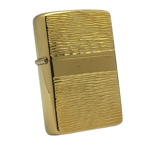 Bật Lửa Zippo Mạ Vàng Gold Plated Đời 2 Vạch Sắc Năm 1980 Hiếm Gặp ZQH150