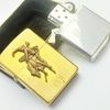 Bật Lửa Zippo Đồng Khối emblem Marlboro Rodeo Đời VIII La Mã Bản Hiếm Sản Xuất Năm 1992 ZL537