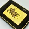 Bật Lửa Zippo Đồng Khối emblem Marlboro Rodeo Đời VIII La Mã Bản Hiếm Sản Xuất Năm 1992 ZL537