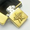 Bật Lửa Zippo Đồng Khối Marlboro Longhorns Đầu Bò Đời VIII La Mã Năm 1992 Hiếm ZQH161