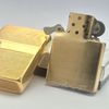 Bật Lửa Zippo Mạ Vàng Gold Plated Đời 2 Vạch Sắc Năm 1980 Hiếm Gặp ZQH150