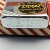 Bật Lửa Zippo Đồng Khối Mạ Chrome Vintage Chặt Góc Trơn Bóng Đời II La Mã Không Mộc Tháng Năm 1986 Rất Hiếm ZQH151