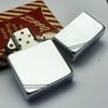 Bật Lửa Zippo Đồng Khối Mạ Chrome Vintage Chặt Góc Trơn Bóng Đời II La Mã Không Mộc Tháng Năm 1986 Rất Hiếm ZQH151