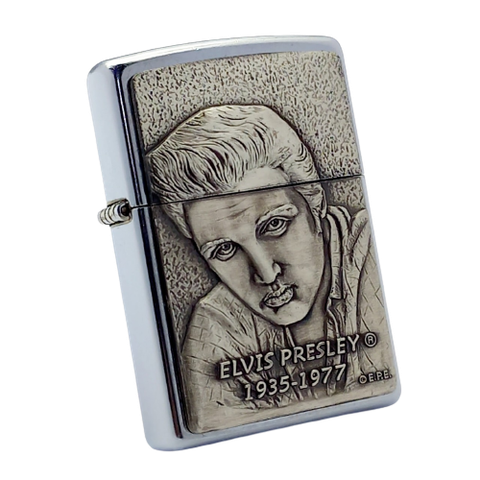 Bật Lửa Zippo Ông Vua Nhạc Rock n Roll ELVIS PRESLEY Cực Kỳ Hiếm Gặp Giá Trị Sưu Tầm Cao, Năm 2003 ZQH155