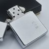 Bật Lửa Zippo Cổ Đồng Khối Mạ Chrome Phay Xước Năm 1985 Đời 5 Vạch Huyền ZC314