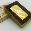 Bật Lửa Zippo Slim Mạ Vàng Gold Plated Đời 5 Vạch Sắc Năm 1977 Rất Hiếm ZQH156