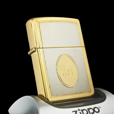 Bật Lửa Zippo Mạ Vàng Gold Plated Đời XII La Mã Năm 1996 ZL628