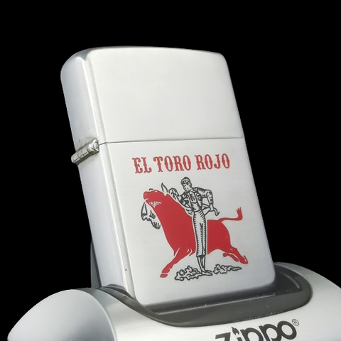 Bật Lửa Zippo Cổ Đồng Khối Mạ Chrome Phay Xước Chủ Đề Ăn Mòn Phủ Sơn Hiếm Gặp Năm 1969 Đời 5 Vạch Thẳng ZC353