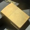 Bật Lửa Zippo Đồng Khối Solid Brass Trơn Phay Xước 2 Mặt Đời XIV La Mã Năm 1998 ZL624