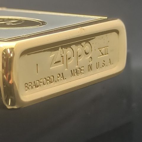 Bật Lửa Zippo Mạ Vàng Gold Plated Đời XII La Mã Năm 1996 ZL629