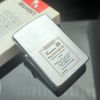 Bật Lửa Zippo Cổ Đồng Khối Mạ Chrome Phay Xước Chủ Đề Rượu Ngoại Hiếm Gặp Năm 1981 Đời 1 Vạch Sắc ZC373