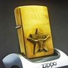 Bật Lửa Zippo Đồng Khối Marlboro Longhorns Đầu Bò Đời VIII La Mã Năm 1992 Hiếm ZQH161