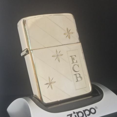 BẬT LỬA ZIPPO 10K GOLD FILLED , ZIPPO BỌC VÀNG DẦY NGUYÊN KHỐI ĐỜI ĐẦU TIÊN 1950S RẤT QUÝ HIẾM ZQHU91