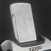 Zippo Slim Cổ Hoa Văn Giá Thanh Lý Đã Qua Sử Dụng Đời 3 Vạch Sắc SX 1979 C9