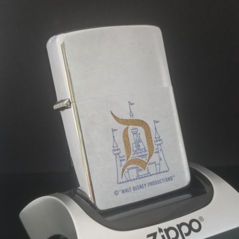 Bật Lửa Zippo Cổ Đồng Khối Mạ Chrome Phay Xước Ăn Mòn Phủ Sơn Chính Hãng Đời 2 Vạch Thẳng Năm 1972 ZCU52