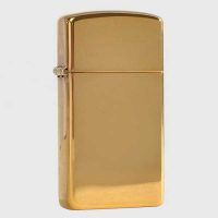 BẬT LỬA ZIPPO SLIM BRASS HERINGBONE SWEEP - Z178