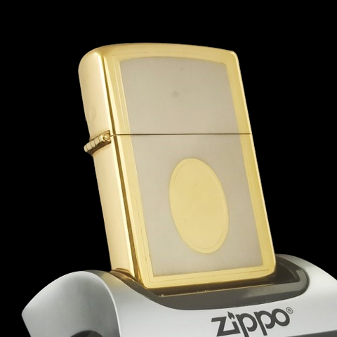 Bật Lửa Zippo Mạ Vàng Gold Plated Đời IX La Mã Năm 1993 ZL445