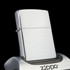 Bật Lửa Zippo Đồng Khối Mạ Chrome Phay Xước Trơn 2 Mặt Đời XIII La Mã Năm 1997 ZL626