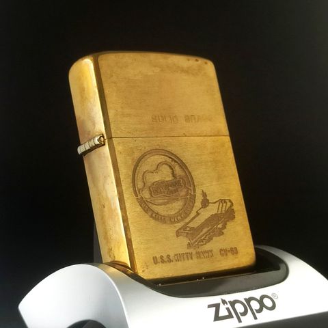 Bật Lửa Zippo Đồng Khối Solid Brass Chu Niên 1932 - 1983 Khắc Ăn Mòn Chủ Đề Tầu Chiến Nguyên Zin Chính Hãng Cực Hiếm ZQH127