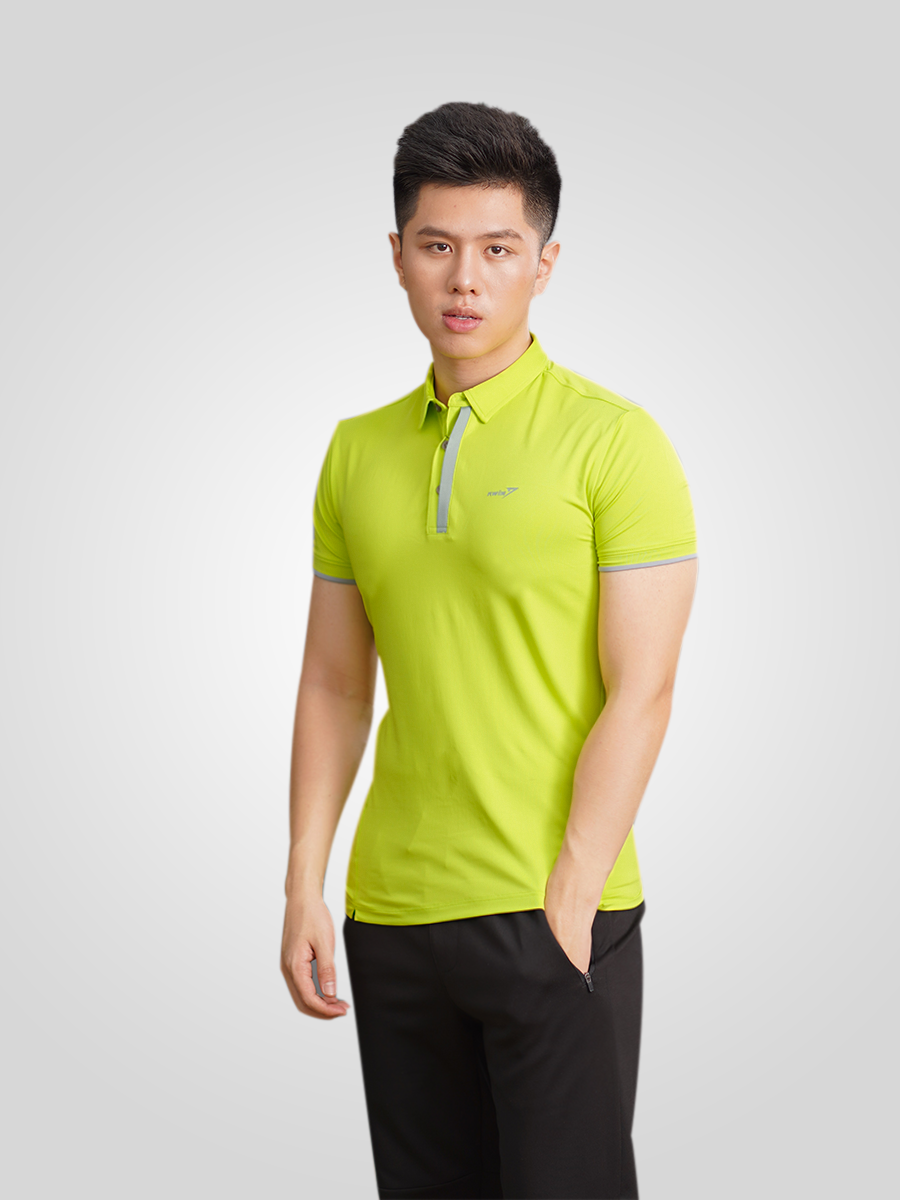 Áo Polo nam Kwin KPS1701 - Xanh chuối