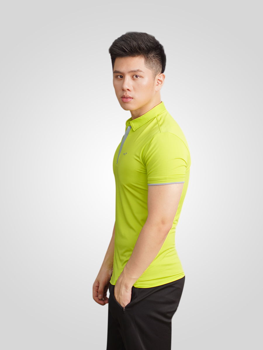 Áo Polo nam Kwin KPS1701 - Xanh chuối