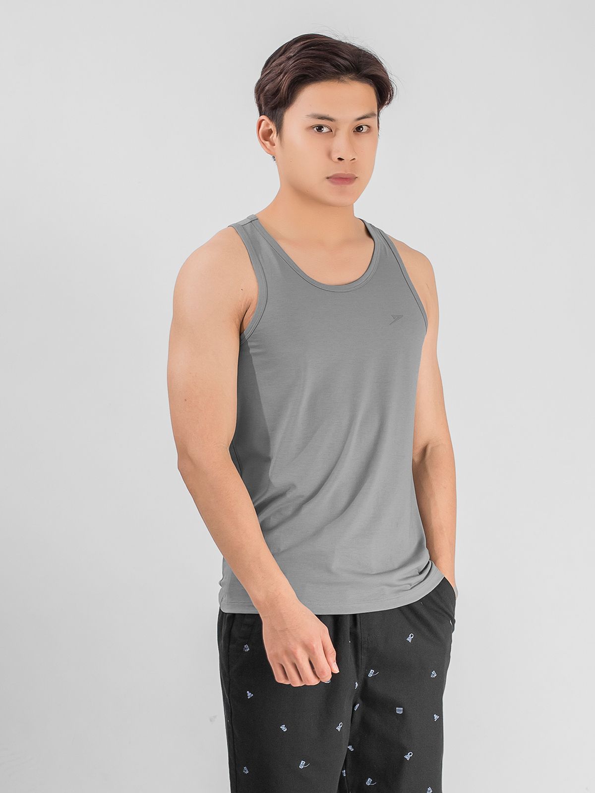 Áo Tank Top nam Kwin KTT005S9 - Xám