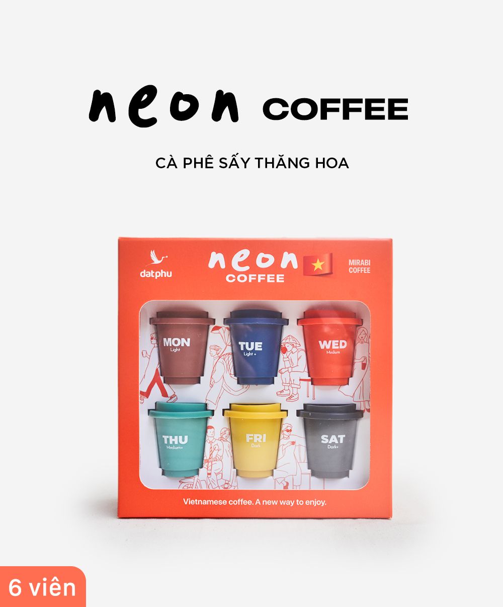 Neon Coffee 6 viên