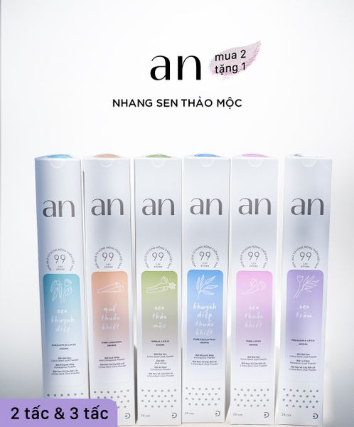  AN - Nhang Sen Thảo Mộc (Mua 2 tặng 1) 