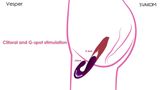  SVAKOM Vesper dụng cụ tình dục massage điểm G và âm vật 