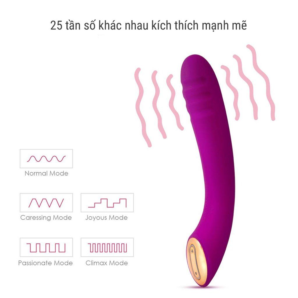 SVAKOM Becky dương vật giả rung 25 tần số kích thích