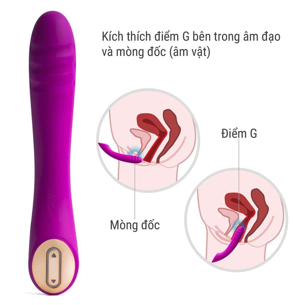 SVAKOM Becky dương vật giả rung 25 tần số kích thích