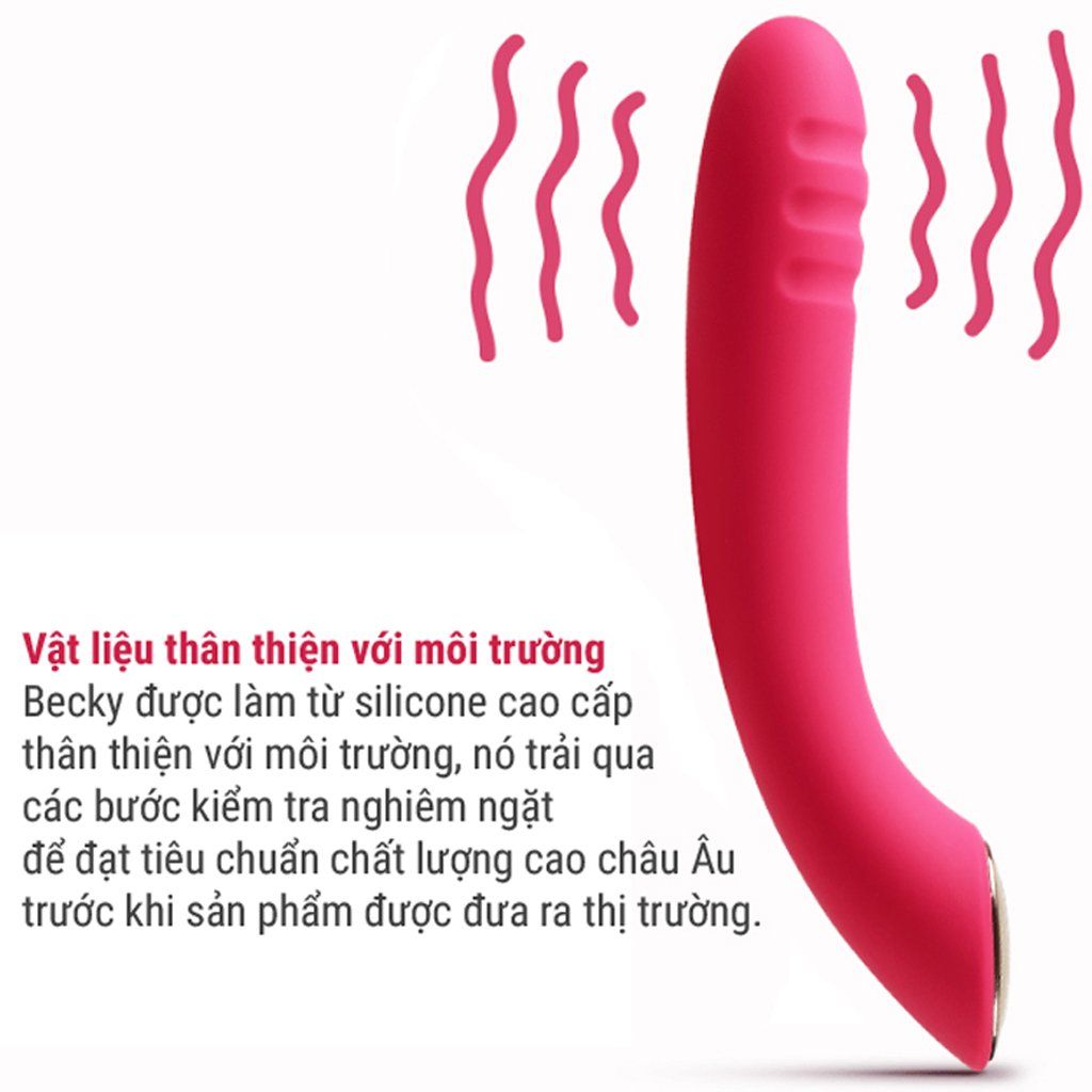 SVAKOM Becky dương vật giả rung 25 tần số kích thích