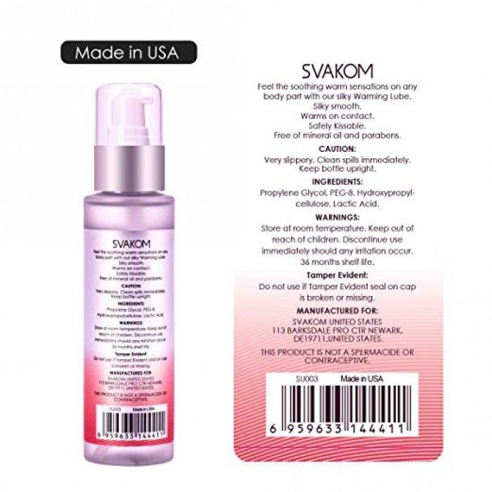 Gel bôi trơn SVAKOM Warming Water-based Lubricant 100ml