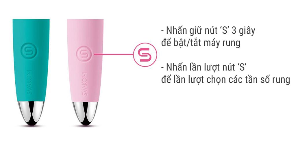 SVAKOM Daisy thanh rung massage đa năng đồ chơi người lớn