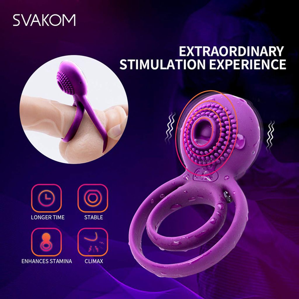 SVAKOM Tammy vòng đeo dương vật cao cấp kích thích khoái cảm cặp đôi